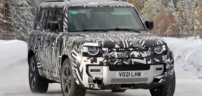 Начались испытания Land Rover Defender 130