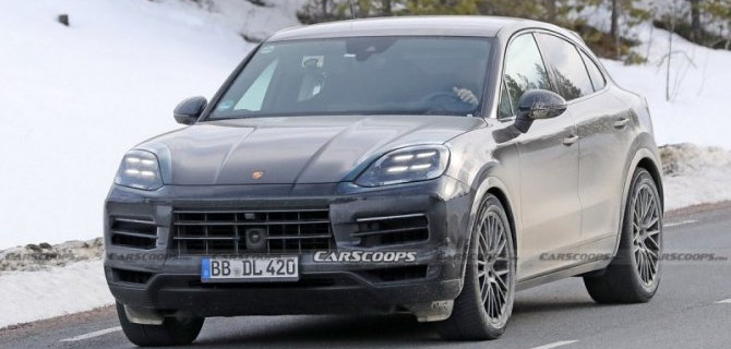 Обновлённый Porsche Cayenne Coupe лишился маскировки
