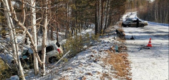 Пассажир иномарки погиб в ДТП в Братском районе