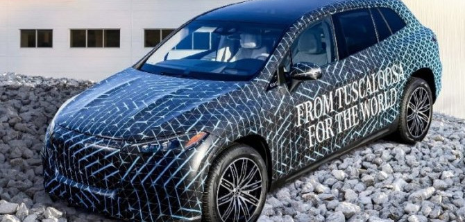 Электрокроссовер Mercedes-Benz EQS готовится к премьере