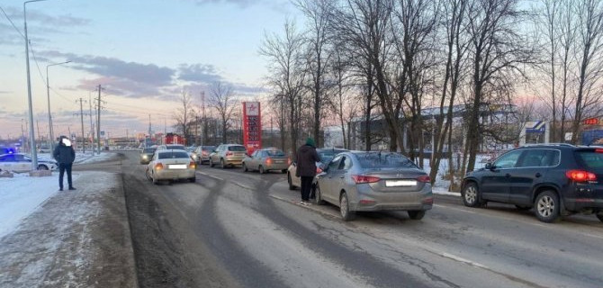 Женщина получила травму головы в ДТП в Твери