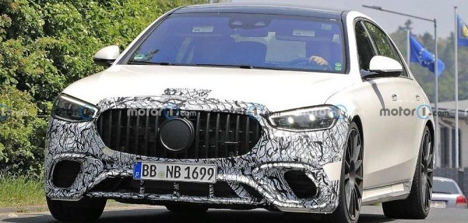 Начались тесты обновлённого Mercedes-AMG S63