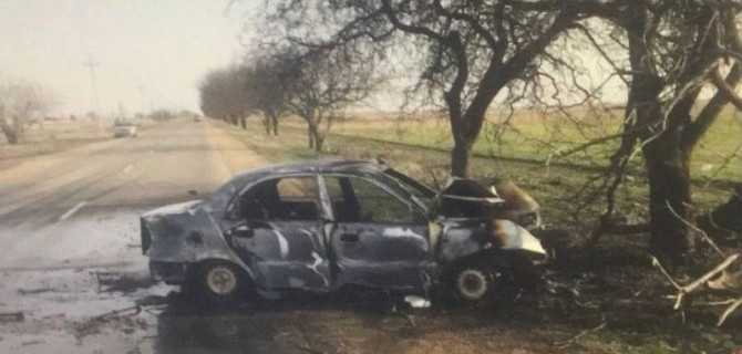 В ДТП в Сакском районе Крыма погиб водитель