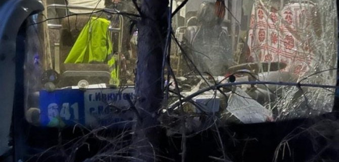 Два человека погибли в ДТП с автобусом в Братском районе