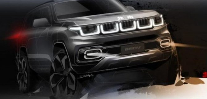 Новый внедорожник Beijing BJ60: стали известны некоторые подробности