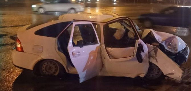 Три человека пострадали в ДТП с двумя «Ладами» в Липецке