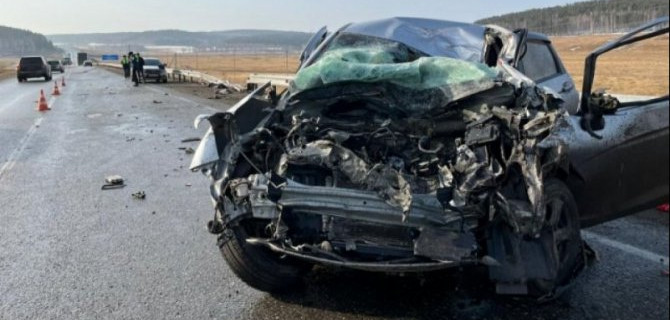 Водитель иномарки погиб в ДТП в Черемховском районе Иркутской области