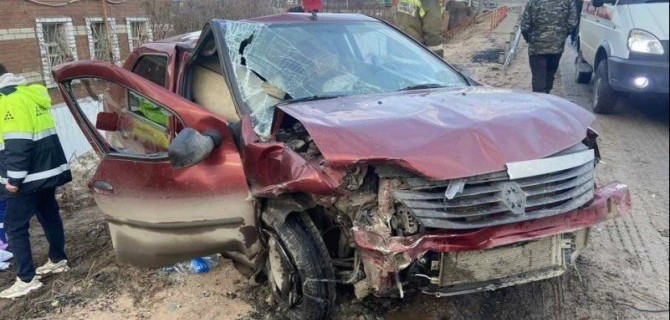 Под Сызранью в ДТП по вине уснувшего водителя пострадали четверо