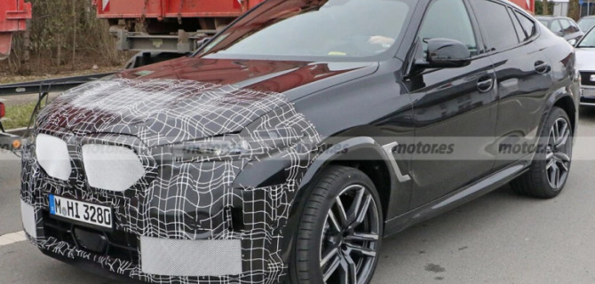Появились первые снимки обновлённого BMW X6 M