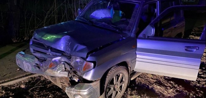 В Кирове иномарка врезалась в дерево – пострадали двое