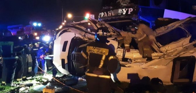 Три человека погибли в ДТП с автобусами под Воронежем