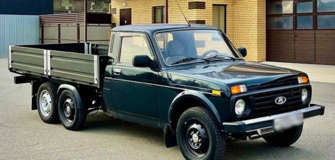 Грузовая Lada Niva Legend станет трехосной