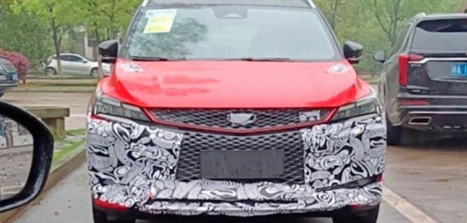 В Китае замечен новый Geely Coolray