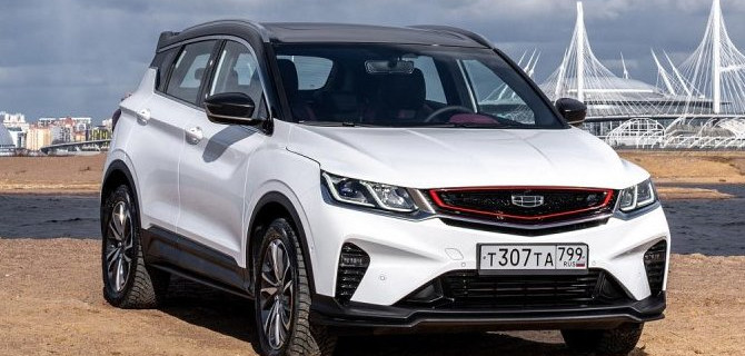 Объявлена российская стоимость кроссовера Geely Coolray Flagship Sport