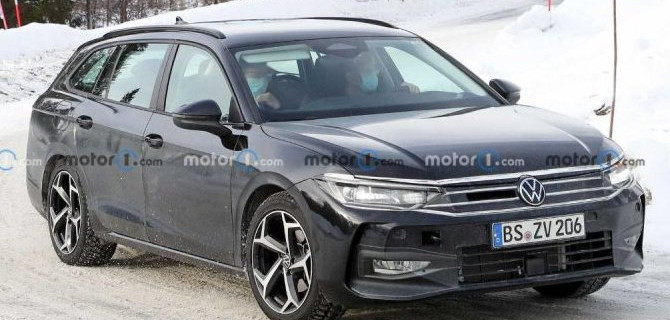Появились первые снимки нового универсала Volkswagen Passat