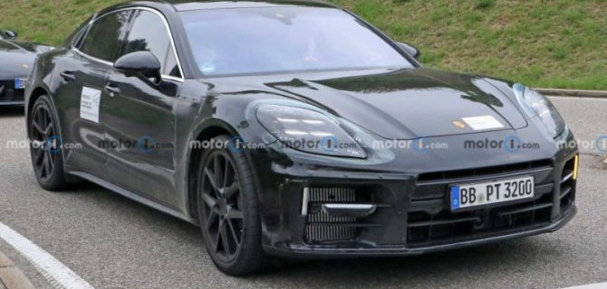 Опубликованы фотографии обновлённого фастбека Porsche Panamera