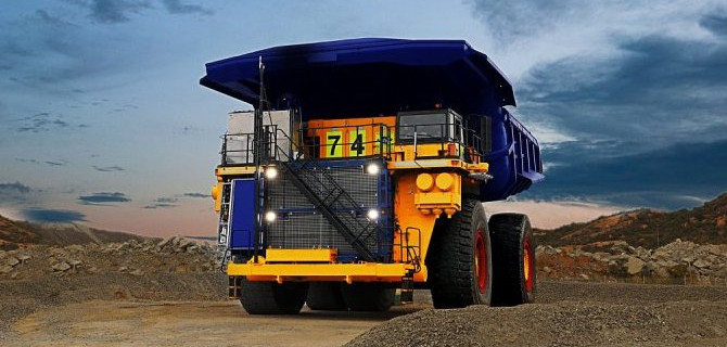Представлен самый большой в мире "зелёный" карьерный самосвал