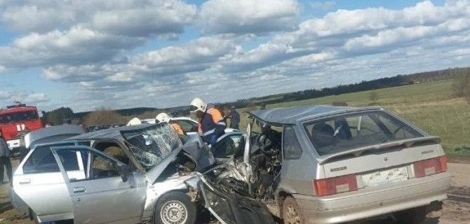 В ДТП с двумя ВАЗами в Шаранском районе Башкирии погиб человек