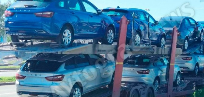 Дилерам отправлена первая партия Lada Vesta NG