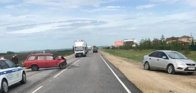 В ДТП под Липецком пострадали оба водителя