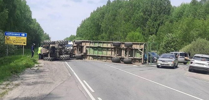 Два человека пострадали в ДТП с трактором в Нижегородской области