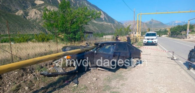 Молодой человек погиб в ДТП в Ботлихском районе Дагестана