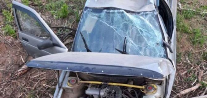 Водитель погиб при опрокидывании машины в Ершовском районе Саратовской области