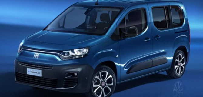Представлена электрическая модификация FIAT Doblo