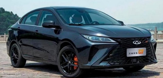 Новый седан Chery Arrizo 5 GT лишился камуфляжа