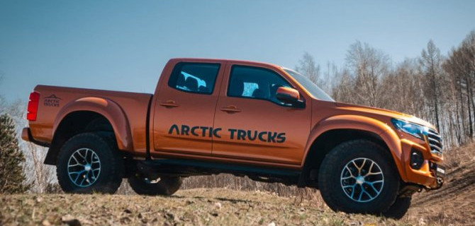 В тюнинг-ателье Arctic Trucks доработали пикап Great Wall Wingle 7