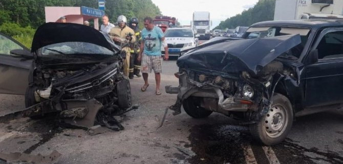 Два водителя травмировались в ДТП в Лебедянском районе Липецкой области