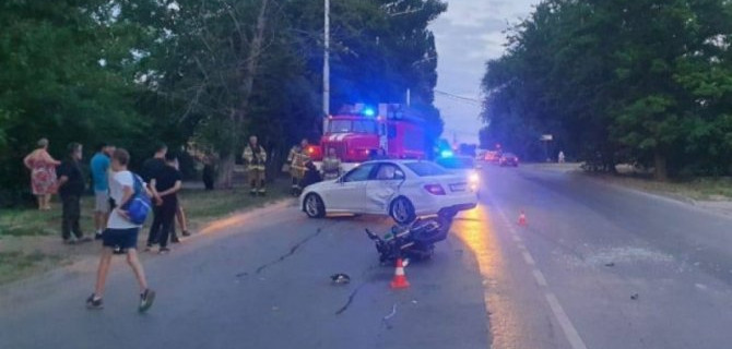 В Новочеркасске в ДТП пострадал 18-летний мотоциклист