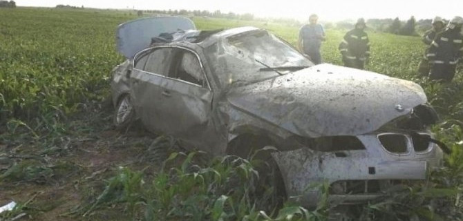 Водитель BMW погиб в ДТП под Брянском