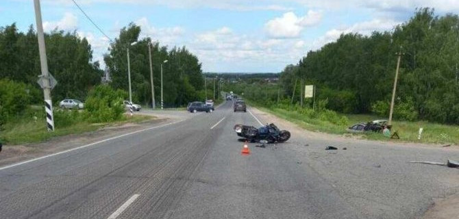 60-летний мотоциклист пострадал в ДТП в Мордовии