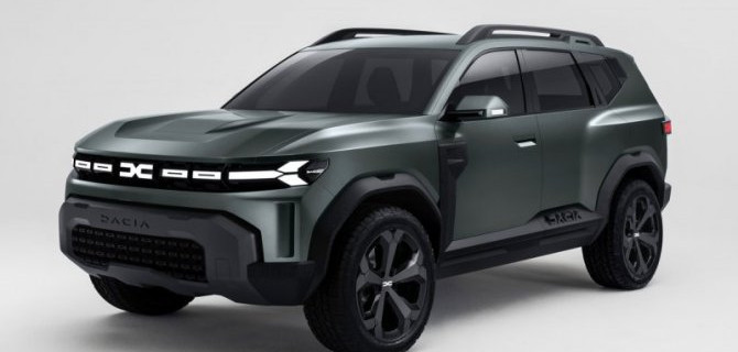 Внезапно: в России запатентован концептуальный кроссовер Dacia Bigster