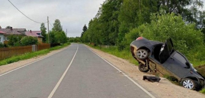 В Холмогорском районе по вине пьяного водителя в ДТП погиб пассажир