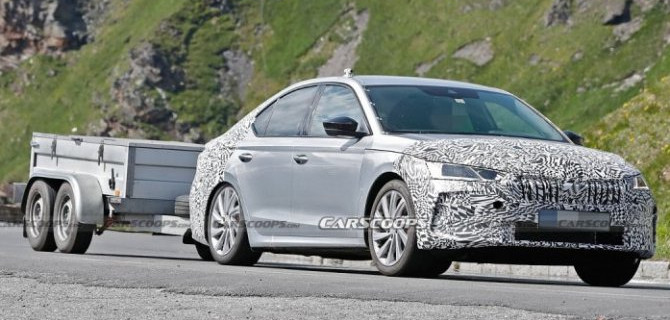 Начались испытания обновлённой Skoda Octavia