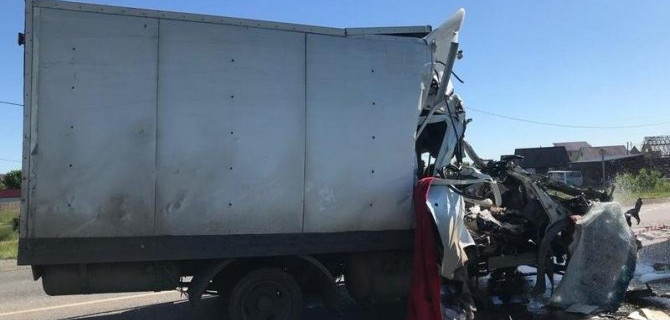 Водитель «Газели» погиб в ДТП под Курганом