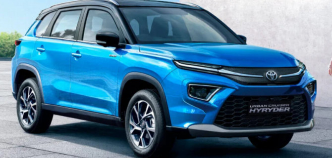 В Индии представлен новый кроссовер Toyota Urban Cruiser Hyryder