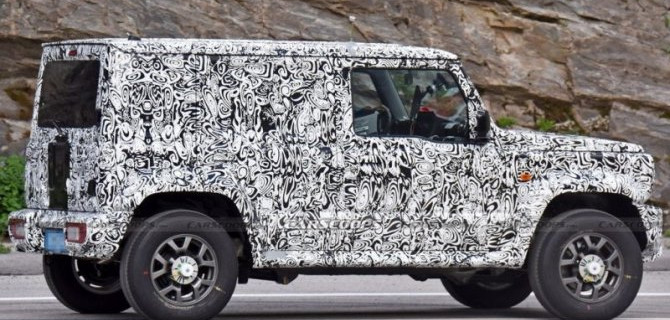 Продолжаются испытания пятидверного Suzuki Jimny