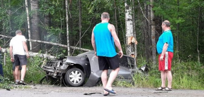 Три человека пострадали в ДТП под Петрозаводском