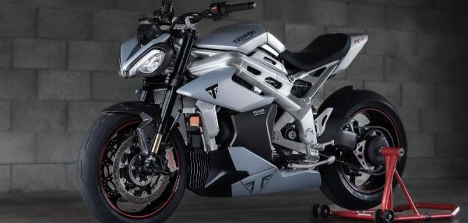 Фирма Triumph разработала свой первый электроцикл