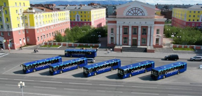 Автобусы ЛиАЗа отправились на Крайний Север