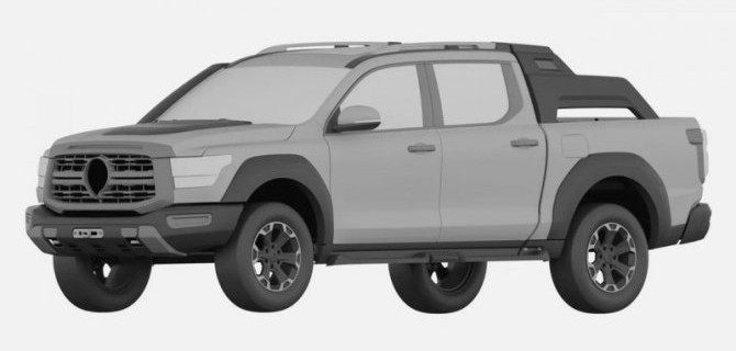 В России запатентован флагманский пикап от Great Wall Motor