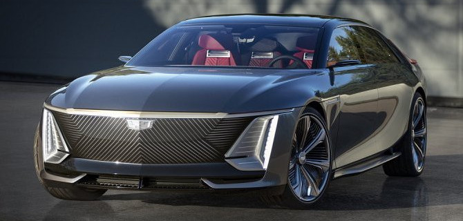 В США прошла премьера электрического концепт-кара Cadillac Celestiq