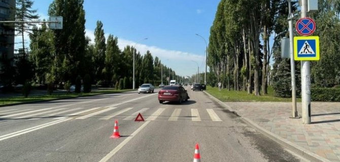 Девушка-водитель пострадала в ДТП в Липецке