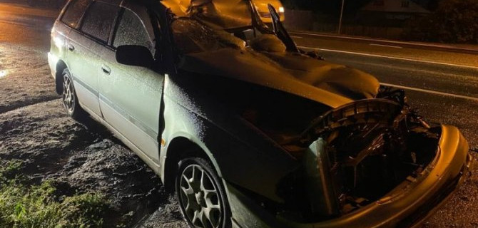 Два водителя пострадали в ночном ДТП в Бологовском районе Тверской области