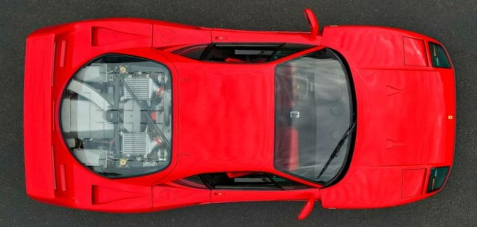 Суперкар Ferrari F40 выставлен на продажу за 2,5 млн долларов
