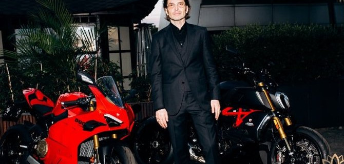 АВТОДОМ Ducati представил новые мотоциклы на дне рождения ресторана Bamboo.Bar