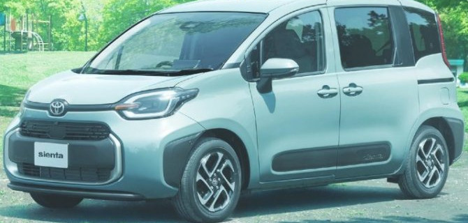 В Японии представлен новый компакт-вэн Toyota Sienta